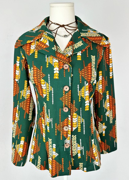 (eu)70s C&amp;A jersey blouse