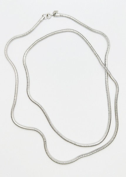 (us)sarah cov silver tone necklace